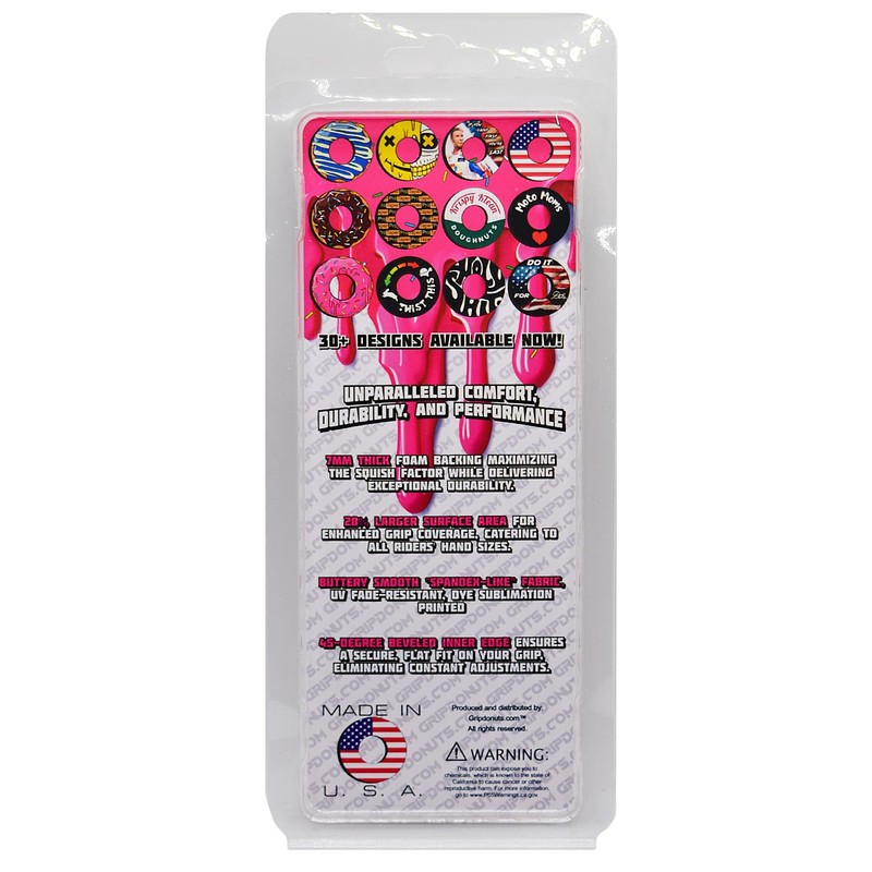 Pink Doughnut - Gripdonuts.com® Premium MX BMX Dirt Bike Motorcycle
