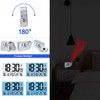 Projection Alarm Clock ALLOMN USB Charging Dual Alarms Clock with