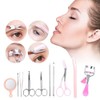 10set Eyebrow Grooming Set Eyebrow Tools Kit Eyelash Curler Eybrow