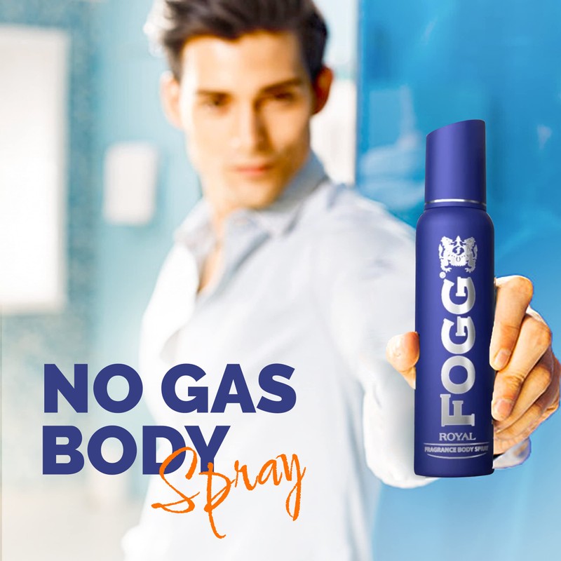 Fogg 1000 Sprays Royal Body Spray For Men, 150Ml