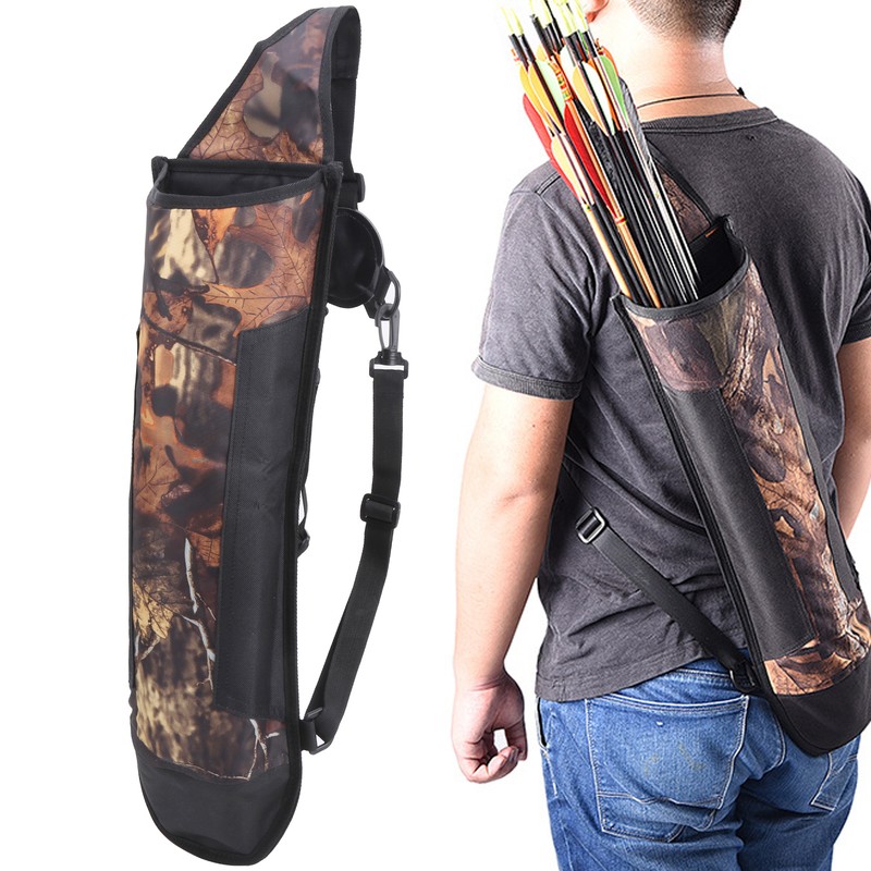 Canvas Carbon Glass Fiber Arrows Case Backpack Type Universal Shoulder
