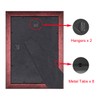 GraduationMall A4 Certificate Frame Document Diploma Picture Holder Wooden Plexilass