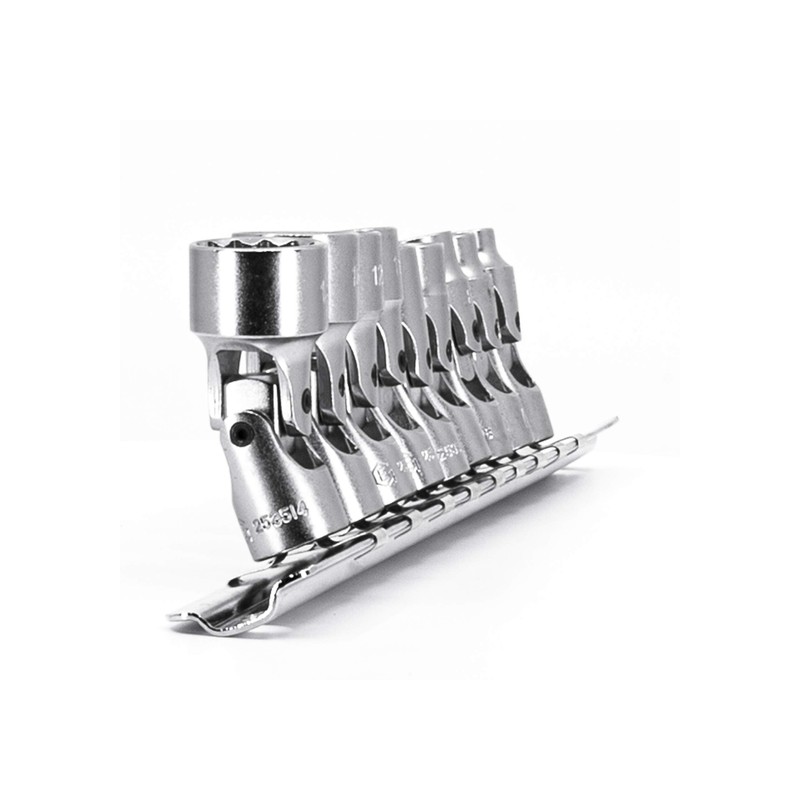 Genius Tools US-209M - 9 Piece 1/4" Drive Universal Hand