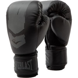 Everlast Prospect 2 6oz Kids Boxing Gloves (8-12 Years) Grey/Black - Gloves for Punch Bag & Pads, Soft Lining, Velcro & Ventilated Palms - Original Everlast Equipment