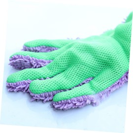 SUPVOX Car Detailing Scrub Mitt Double-Sided Microfiber Cleaning Auto Wash Mitt