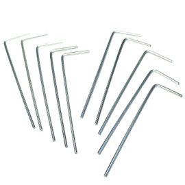 ZDingTech 10pcs 1.27mm Allen Wrench Sets,1.27mm inch Allen Wrench,1.27mm Hex Key,1.27mm Hex Wrench Allen Key Door Key L Shaped hex Wrench Set with Long Arm.
