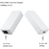 PROCET PoE USB C Converter 5V 10W RJ45 to C