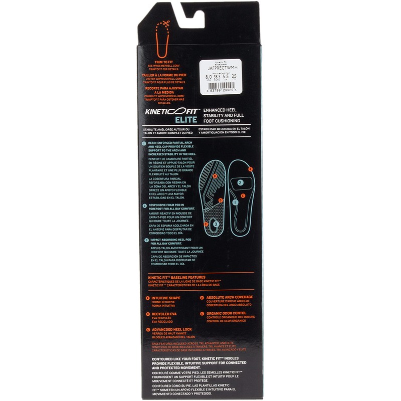 Merrell Elite Kinetic Fit Insoles (Men's US 13)