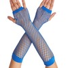 OTPEH Lone Fishnet Gloves Fingerless For Women Fish Net Arm