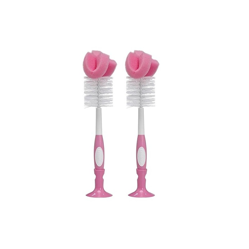 Dr. Brown's - Cepillo para biberón, Rosa, 2 Pack