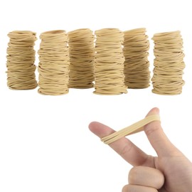 Rubber Bands Apricot 2-1/2” x 1/16” Strong Durable Elastic Bands #16 Rubber Bands for Office Supplies & Home School