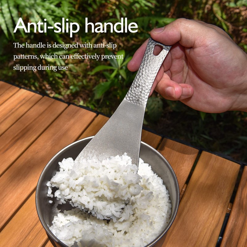 iBasingo Titan Rice Serving Spoon Outdoor Camping Spoon Household Rice