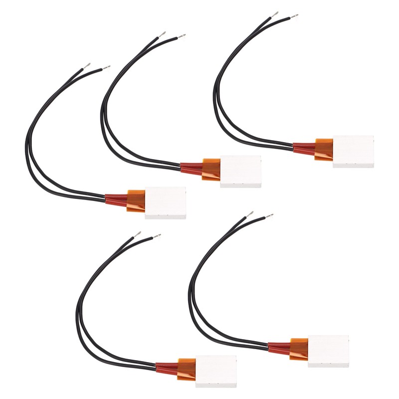 5Pcs PTC Heater Plate Ceramic Thermostatic Aluminum PTC Heating Element