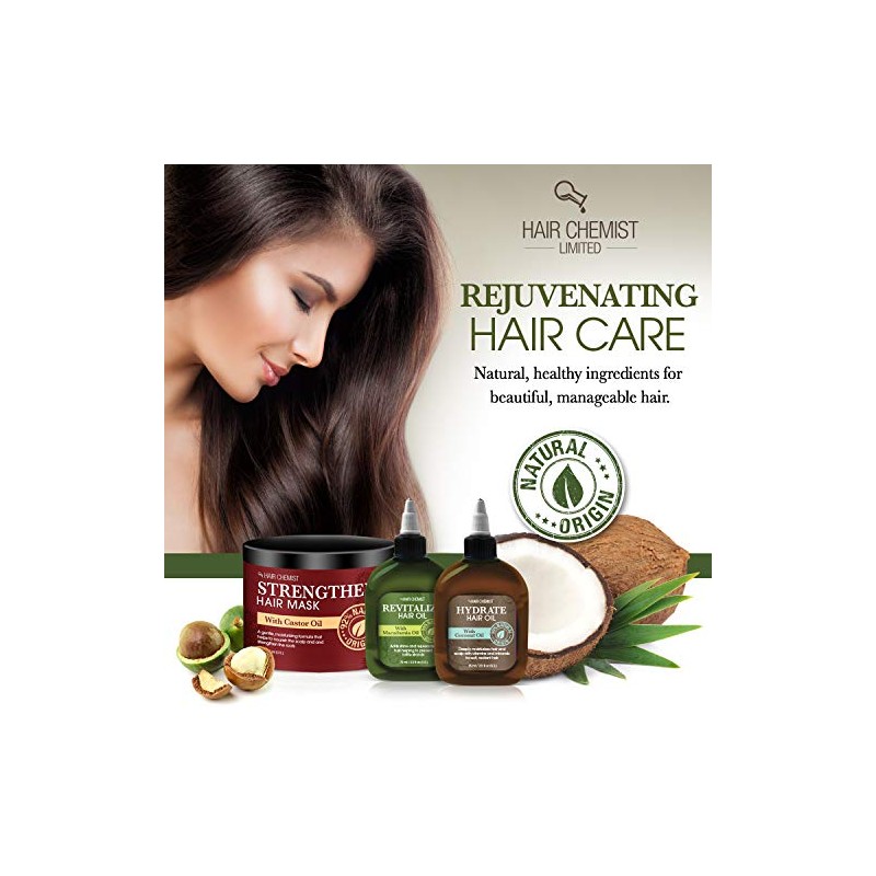 Hair Chemist Suero de aceite de coco, 4 onzas (paquete