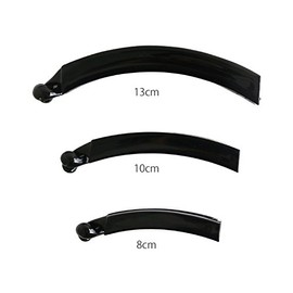NBK KE414 Banana Clips, Pack of 2, Total Length 3.9 inches (10 cm), Black