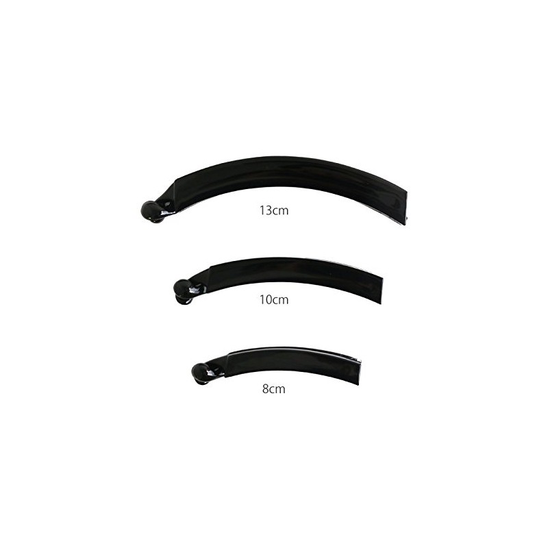 NBK KE414 Banana Clips, Pack of 2, Total Length 3.9