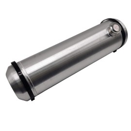 JSD AUTO PARTS Aluminum Spun Fuel Tank 7.5 Gallons 8 x36" 1/4" NPT Outlet End Fill Gas Tank