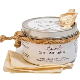1818 농장 라벤더 염소 우유 목욕 차, 9온스, 1818 Farm Lavender Goat Milk Bath Tea, 9oz