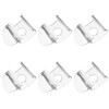 YYangz 10PCS Transparent Cordless Blinds Handles for PVC, Roller Blinds