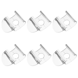 YYangz 10PCS Transparent Cordless Blinds Handles for PVC, Roller Blinds Hardware Accessories with Honeycomb Sunshade Edge Grips