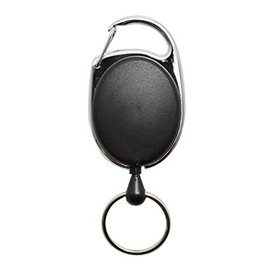 10 x High Quality Jojo Key Holder with Key Ring IN Black