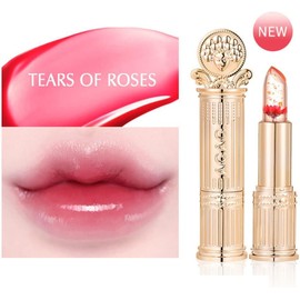 [Popular Product] Jelly Lipstick, Flower Jelly Color Changing Lipstick, Gold Cap Version, Lip Fashion, Lip Gloss, Crystal, Jelly, Lipstick, Lipstick 02#