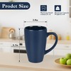 BYCNZB 20oz Extra Large Ceramic Tall Coffee Mugs Set for