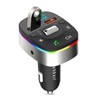 POFET Bluetooth Car Adapter, FM Bluetooth 5.0 Transmitter for Car,