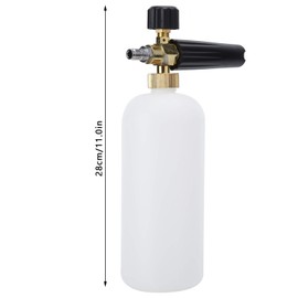 High Pressure Foam Sprayer Bottle Foam Cannon with 1/4 Inch Quick Connector Car Wash Pump Foaming Sprayer 16.4ft Spray Distance for Car Detailing House Cleaning Garden Washing(11.0x6.7in)