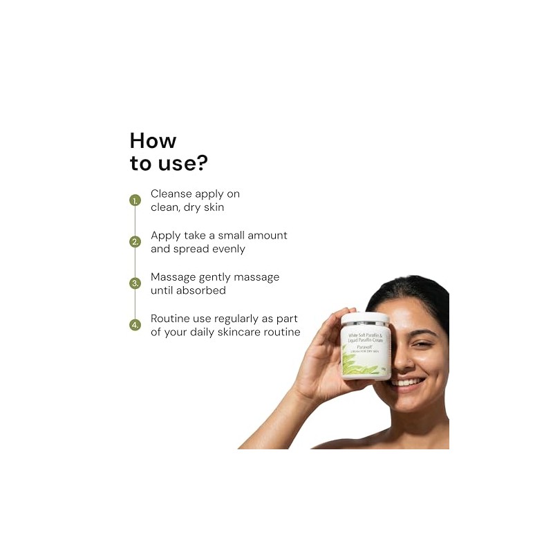 Parasoft Cream for dry skin, Paraben free with Aloe vera