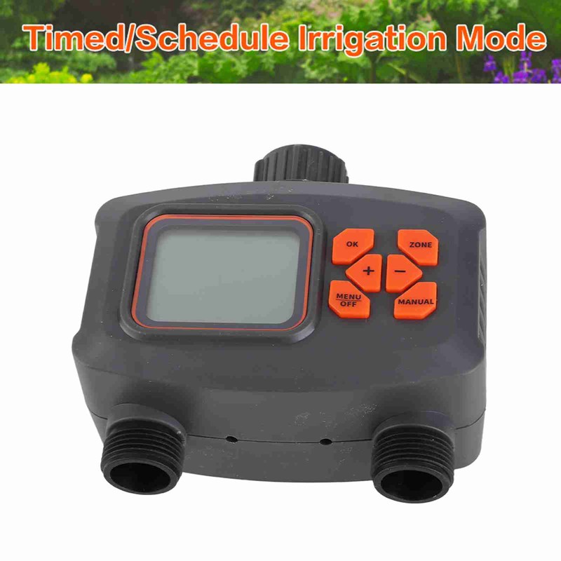 Watering Timer Large Screen Dual Outlet Dual Control Smart Garden