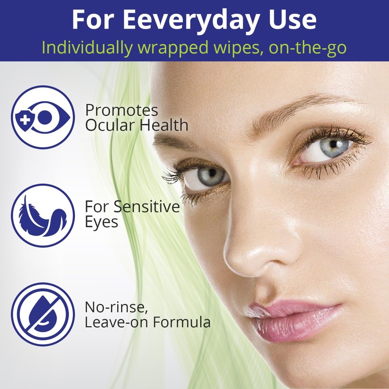 NOVEHA Eyelid Wipes - For Delicate Lashes and Eyelids -