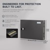 DidiHere 16-Key Cabinet Organizer, Key Lock Box Secured Key Holder