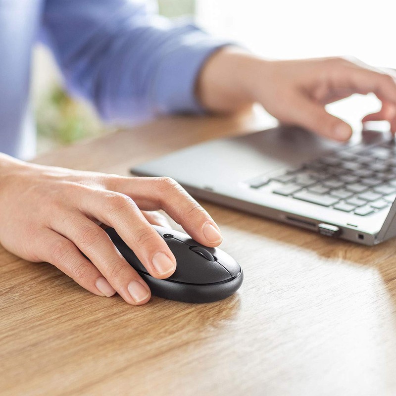 Sanwa Supply MA-WR187BK Quiet Wireless Mouse, 2.4 GHz, USB Connection,