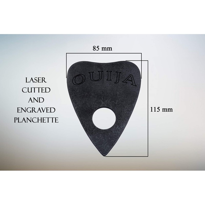 WICCSTAR Classic style Ouija Board game with Planchette and detailed