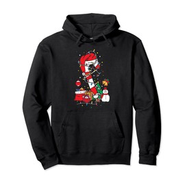Candy Cane Crew Christmas Matching Costume Xmas Group Pullover Hoodie