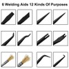6 Pieces Soldering Aid Kit, Welding Assist Tools Brush Scraper
