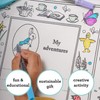 eatsleepdoodle Peter Rabbit™ and Friends Colouring Placemat for Kids w/10pk