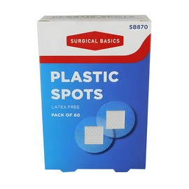 Surgical Basics Plastic Spots, 60 count, Pack of 60