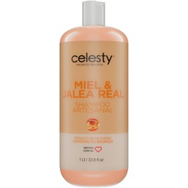 Celesty Shampoo Artesanal de Miel Organica Jalea Real 1lt