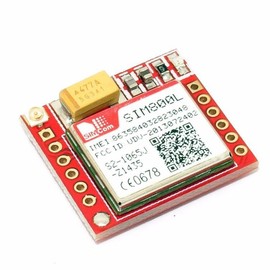 HiLetgo Smallest SIM800L GPRS GSM Breakout Module Quad-Band 850/900/1800/1900MHz SIM Card Slot Onboard with Antenna 3.7~4.2V