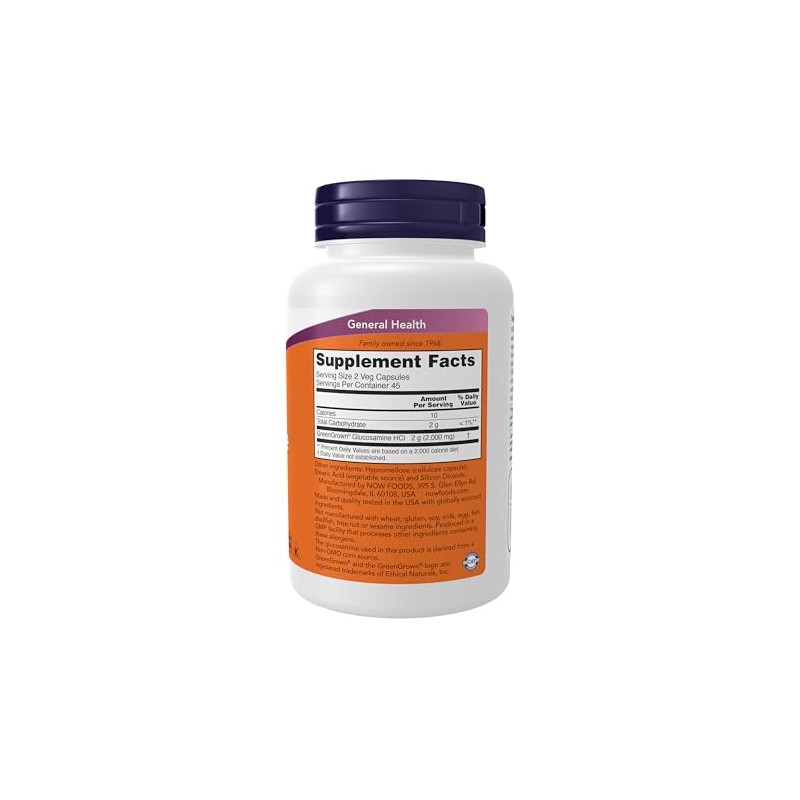 NOW Glucosamine '1000' Vegetarian,90 Veg Capsules