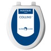Mayfair Collins Slow Close Toilet Seat, Durable Plastic Seat with