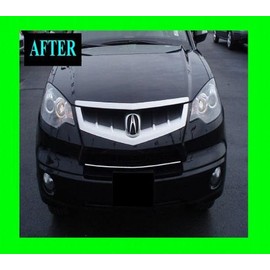 312 MOTORING Compatible With ACURA RDX 2007-2009 CHROME GRILL GRILLE KIT 2008 07 08 09