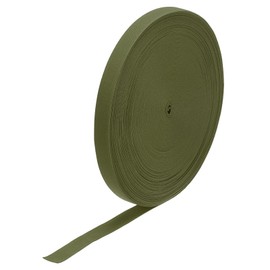 sourcing map Elastic Bands for Sewing 0.7"(18mm) 50 Yards Army Green Knit Elastic Spool High Elasticity for Wigs, Waistband, Pants