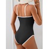 Aidonger One Piece Swimsuit for Women Tummy Control Slimming Bathing