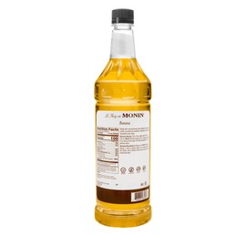 Monin - Banana Syrup | Premium Syrup for Cocktails, Mochas & More | Clean Label with No Artificial Flavors, No Artificial Preservatives (BPA-Free Glass Bottle, 1 Liter)