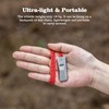 Boundless Voyage Titanium Whistle Emergency Survival Safety Whistles with Lanyard
