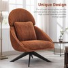 Furniliving Large Swivel Accent Chair Modern Arm Chair Sofa Chair