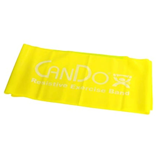 Fabrication CanDo Exercise Band, 5-Foot Singles, Yellow
